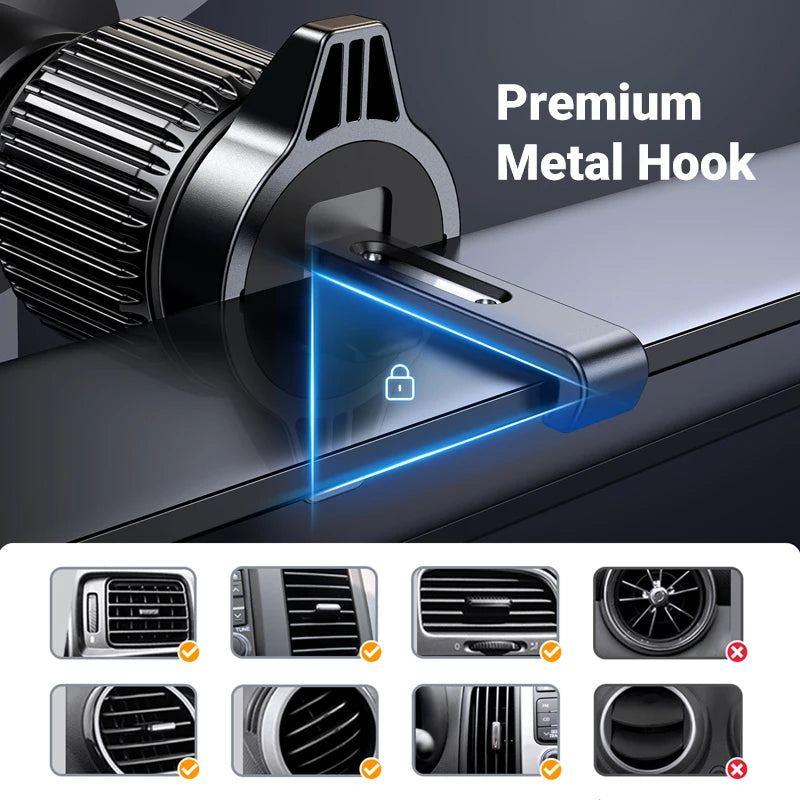 360° Car Phone Holder – Anti-Drop & Rotating